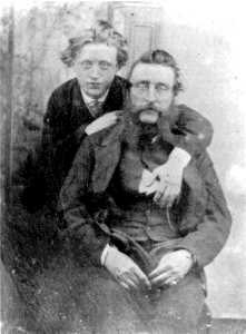 George Hollyer, with his father Joseph
